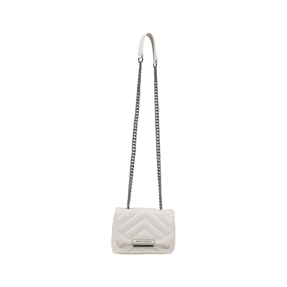 Armani Exchange White Polyester Handbag $292.00 Armani Exchange Luzworld