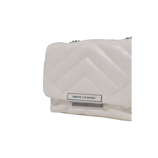 Armani Exchange White Polyester Handbag $292.00 Armani Exchange Luzworld