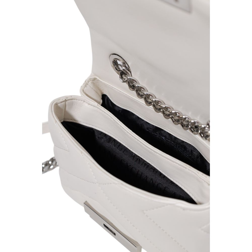 Armani Exchange White Polyester Handbag $292.00 Armani Exchange Luzworld