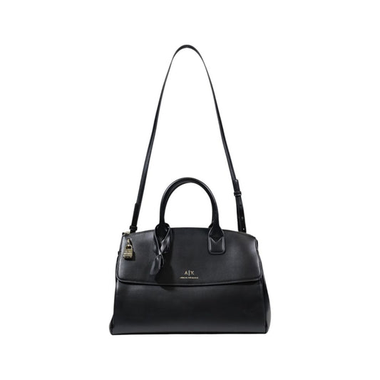 Armani Exchange Black Polyester Handbag $369.00 Armani Exchange Luzworld