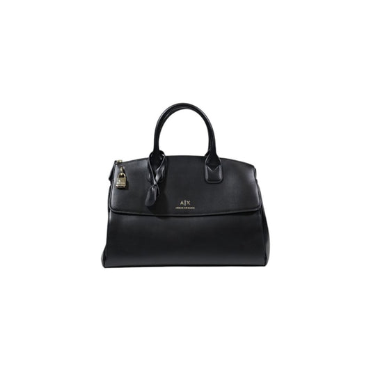 Armani Exchange Black Polyester Handbag $369.00 Armani Exchange Luzworld
