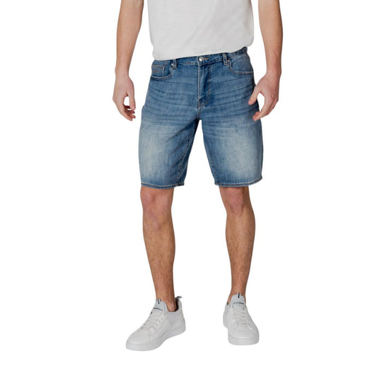 Armani Exchange Blue Polyester Bermuda $272.00 Armani Exchange Luzworld