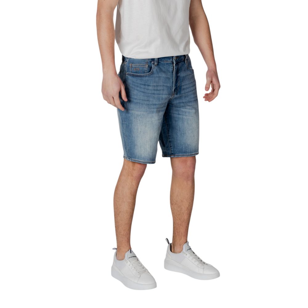 Armani Exchange Blue Polyester Bermuda $272.00 Armani Exchange Luzworld