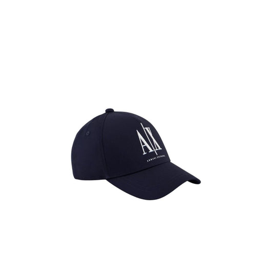 Armani Exchange Blue Cotton Caps Baseball Hat $168.00 Armani Exchange Luzworld