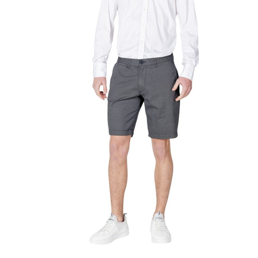 Armani Exchange Blue Cotton Short $219.00 Armani Exchange Luzworld