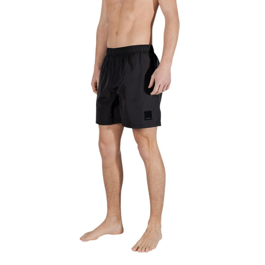 Armani Exchange Black Polyester Swim Short $219.00 Armani Exchange Luzworld