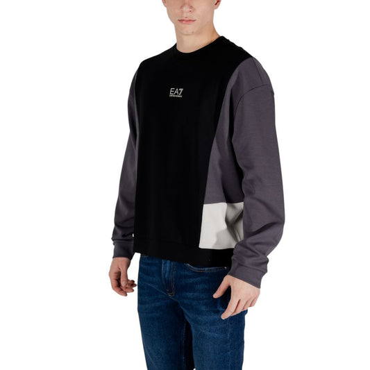 EA7 Emporio Armani Black Cotton Sweatshirt $251.00 EA7 Emporio Armani Luzworld