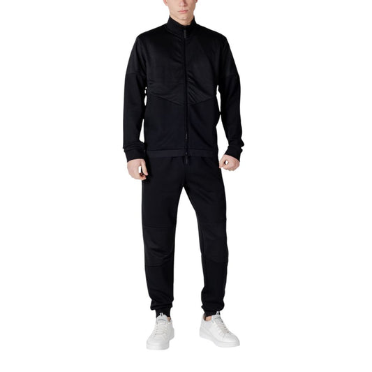 EA7 Emporio Armani Black Cotton Sweatsuit $630.00 EA7 Emporio Armani Luzworld
