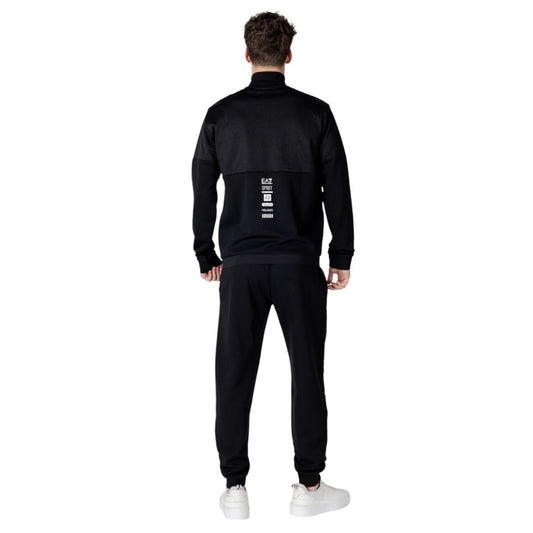 EA7 Emporio Armani Black Cotton Sweatsuit $630.00 EA7 Emporio Armani Luzworld