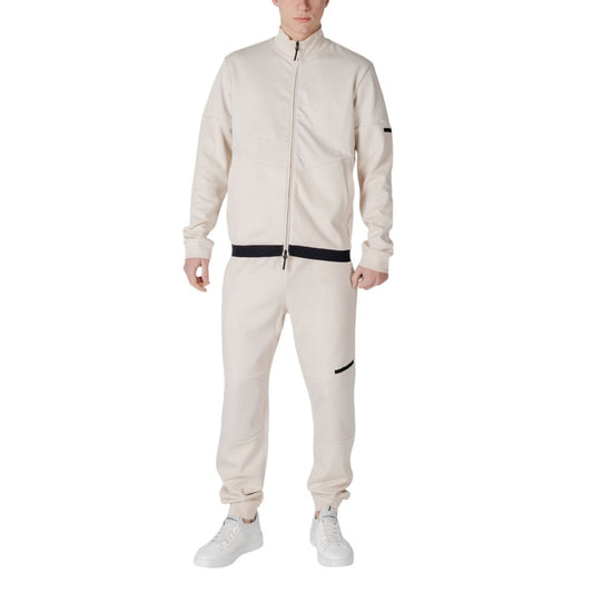 EA7 Emporio Armani Beige Cotton Sweatsuit $630.00 EA7 Emporio Armani Luzworld