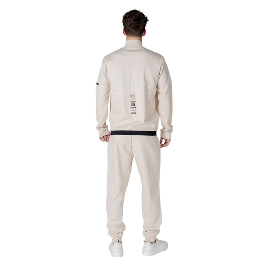 EA7 Emporio Armani Beige Cotton Sweatsuit $630.00 EA7 Emporio Armani Luzworld
