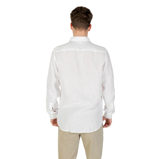 Hugo Boss White Linen Shirt $220.00 Hugo Boss Luzworld