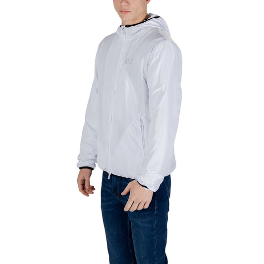 EA7 Emporio Armani White Polyester Jackets & Coat $297.00 EA7 Emporio Armani Luzworld