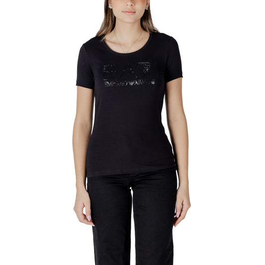 EA7 Emporio Armani Black Cotton T-Shirt $198.00 EA7 Emporio Armani Luzworld