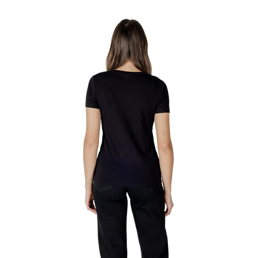 EA7 Emporio Armani Black Cotton T-Shirt $198.00 EA7 Emporio Armani Luzworld