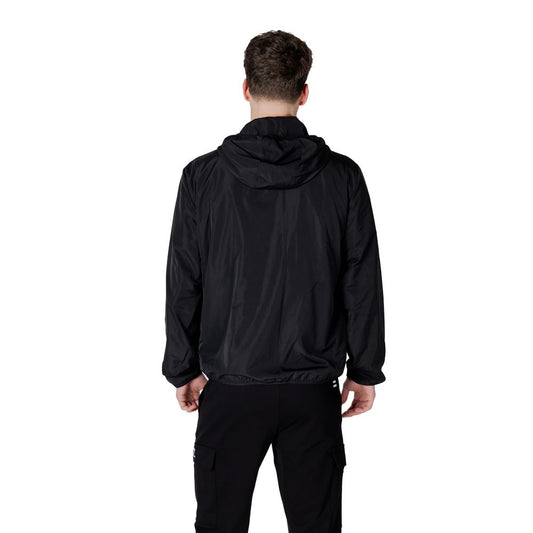 EA7 Emporio Armani Black Polyester Jackets & Coat $297.00 EA7 Emporio Armani Luzworld