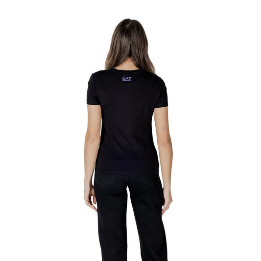 EA7 Emporio Armani Black Cotton T-Shirt $205.00 EA7 Emporio Armani Luzworld