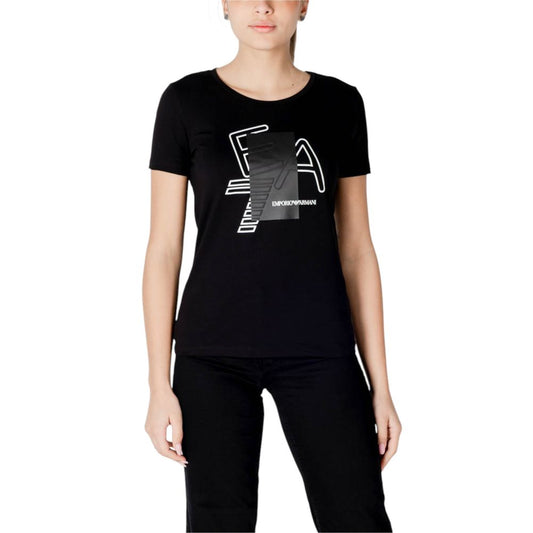 EA7 Emporio Armani Black Cotton T-Shirt $187.00 EA7 Emporio Armani Luzworld