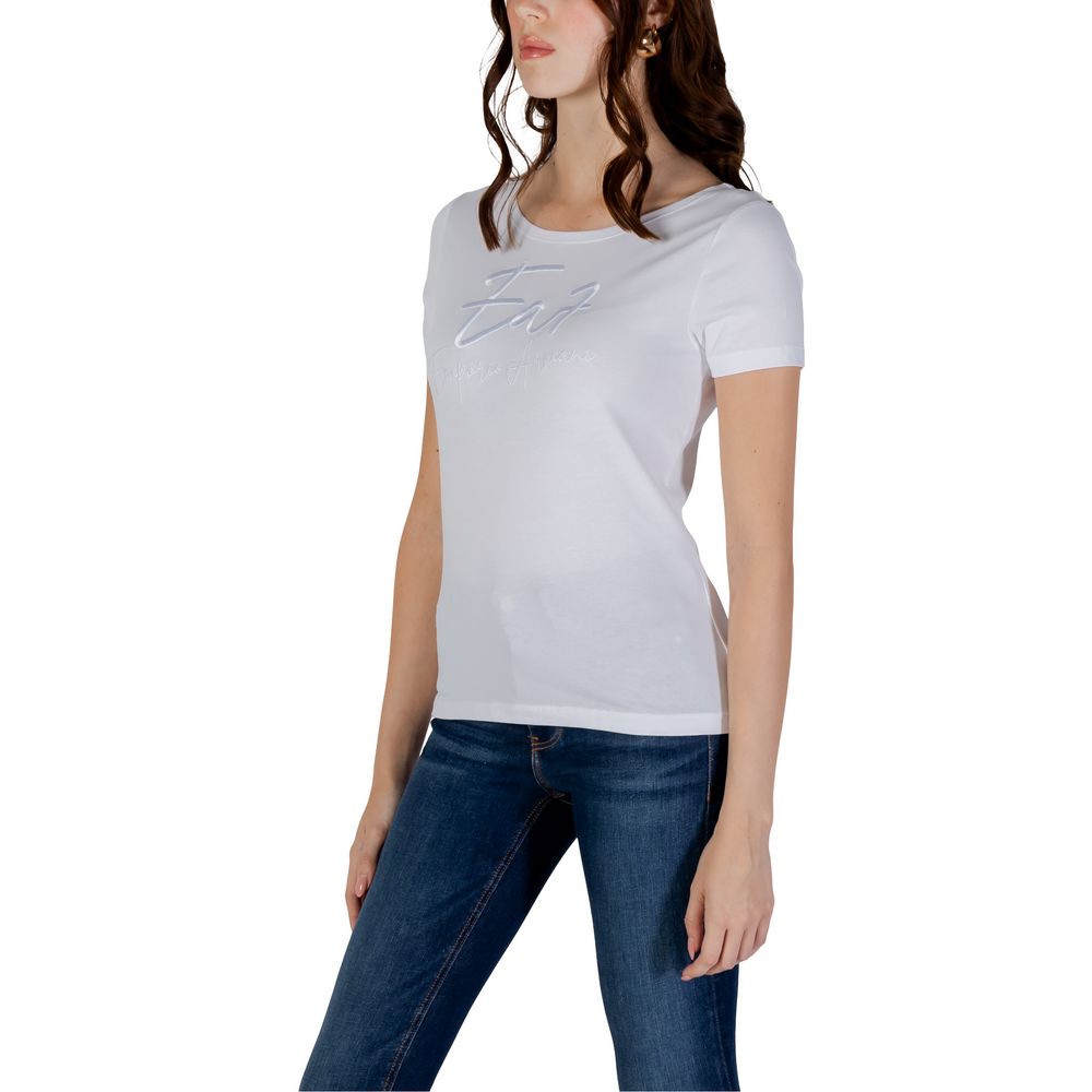 EA7 Emporio Armani White Cotton T-Shirt $177.00 EA7 Emporio Armani Luzworld