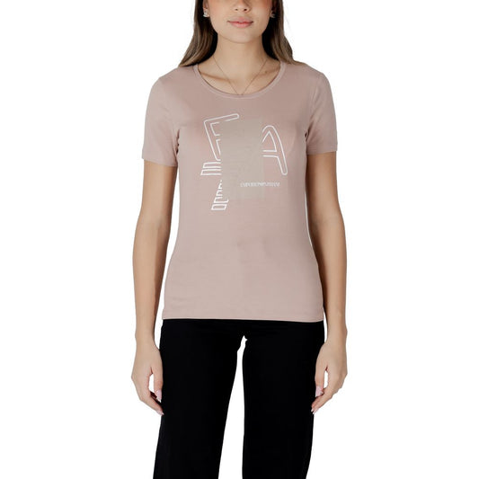 EA7 Emporio Armani Pink Cotton T-Shirt $187.00 EA7 Emporio Armani Luzworld