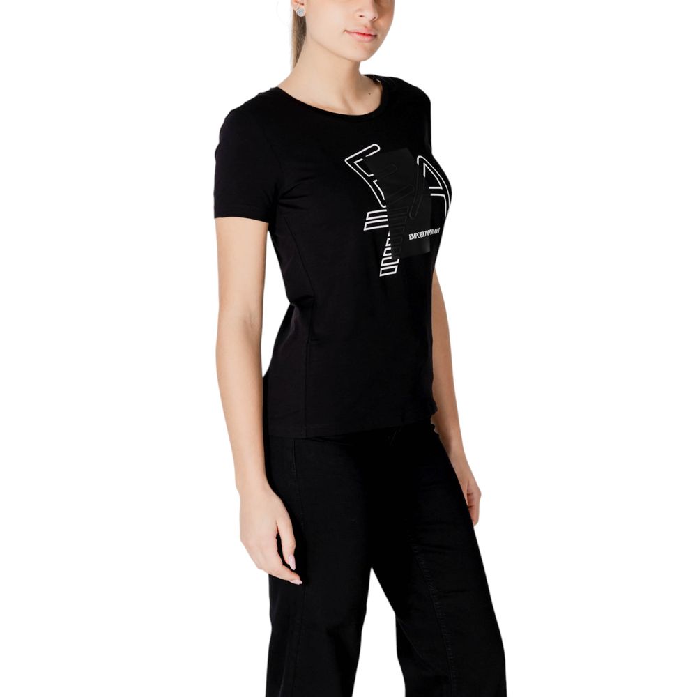 EA7 Emporio Armani Black Cotton T-Shirt $187.00 EA7 Emporio Armani Luzworld