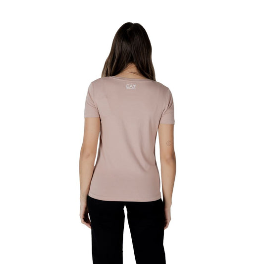 EA7 Emporio Armani Pink Cotton T-Shirt $187.00 EA7 Emporio Armani Luzworld