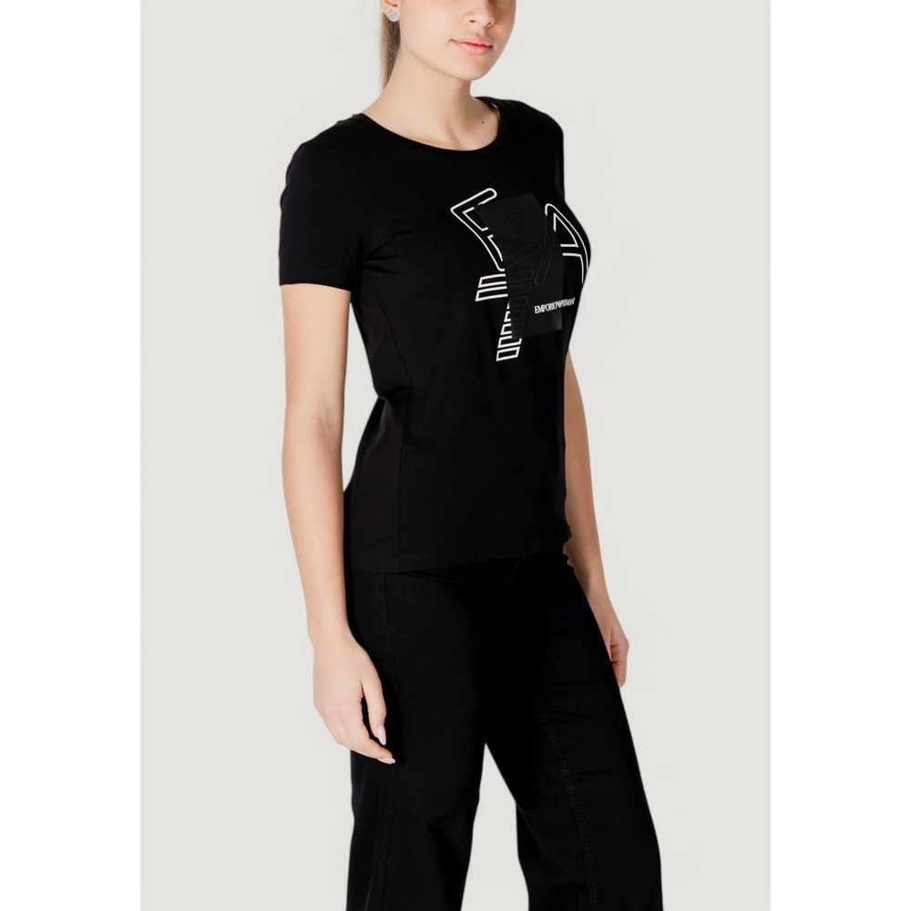 EA7 Emporio Armani Black Cotton T-Shirt $187.00 EA7 Emporio Armani Luzworld