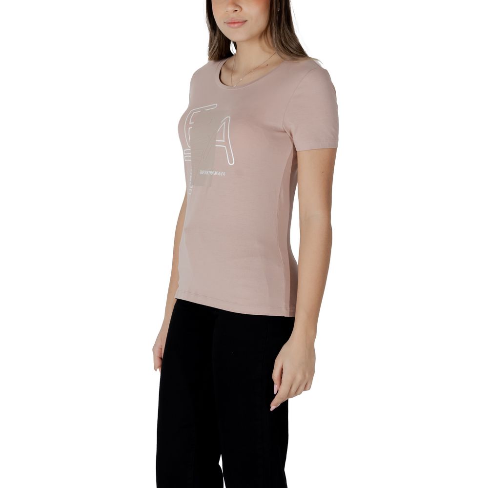 EA7 Emporio Armani Pink Cotton T-Shirt $187.00 EA7 Emporio Armani Luzworld