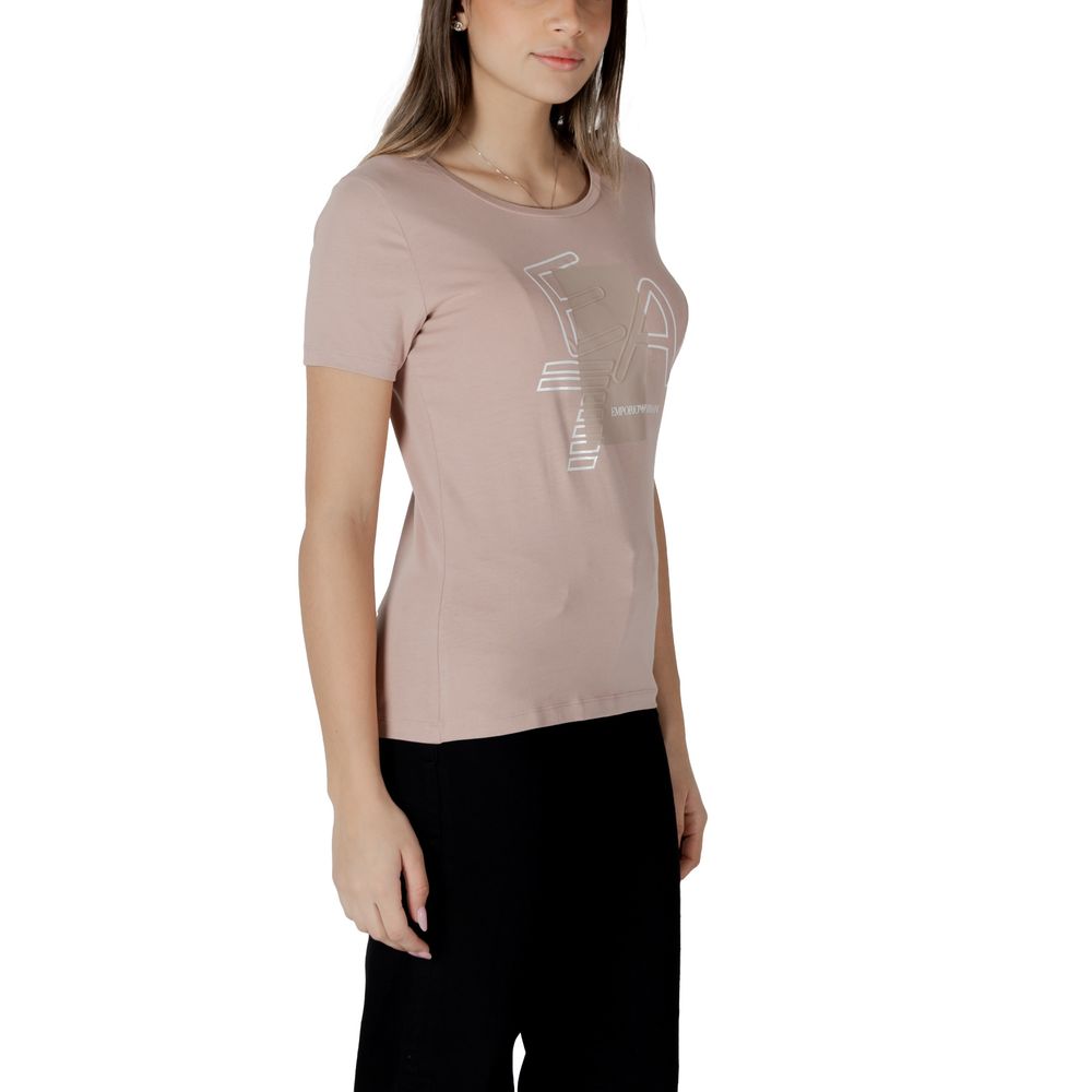 EA7 Emporio Armani Pink Cotton T-Shirt $187.00 EA7 Emporio Armani Luzworld