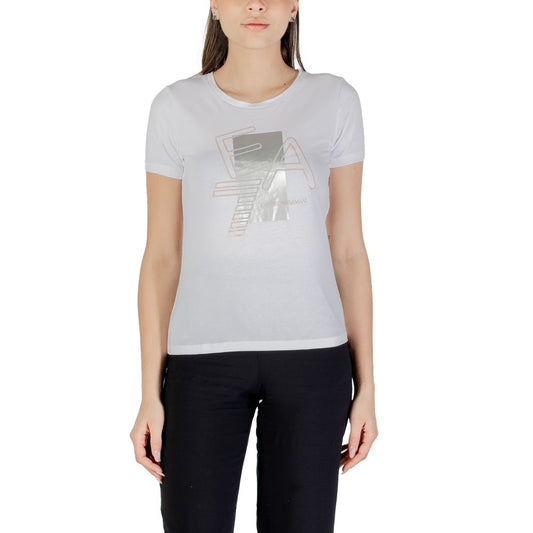 EA7 Emporio Armani White Cotton T-Shirt $187.00 EA7 Emporio Armani Luzworld