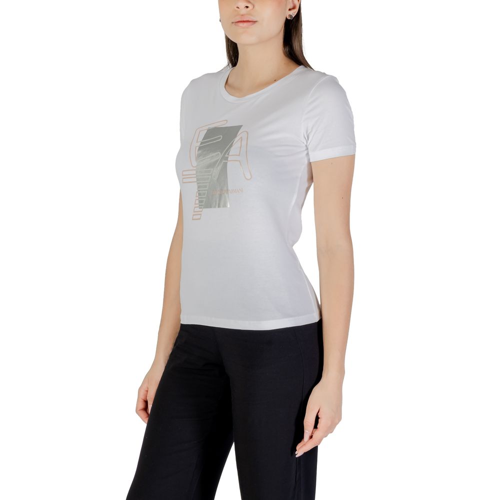 EA7 Emporio Armani White Cotton T-Shirt $187.00 EA7 Emporio Armani Luzworld