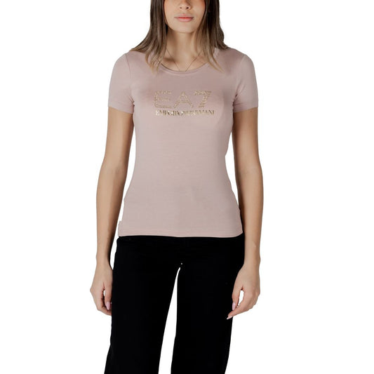 EA7 Emporio Armani Pink Modal T-Shirt $206.00 EA7 Emporio Armani Luzworld