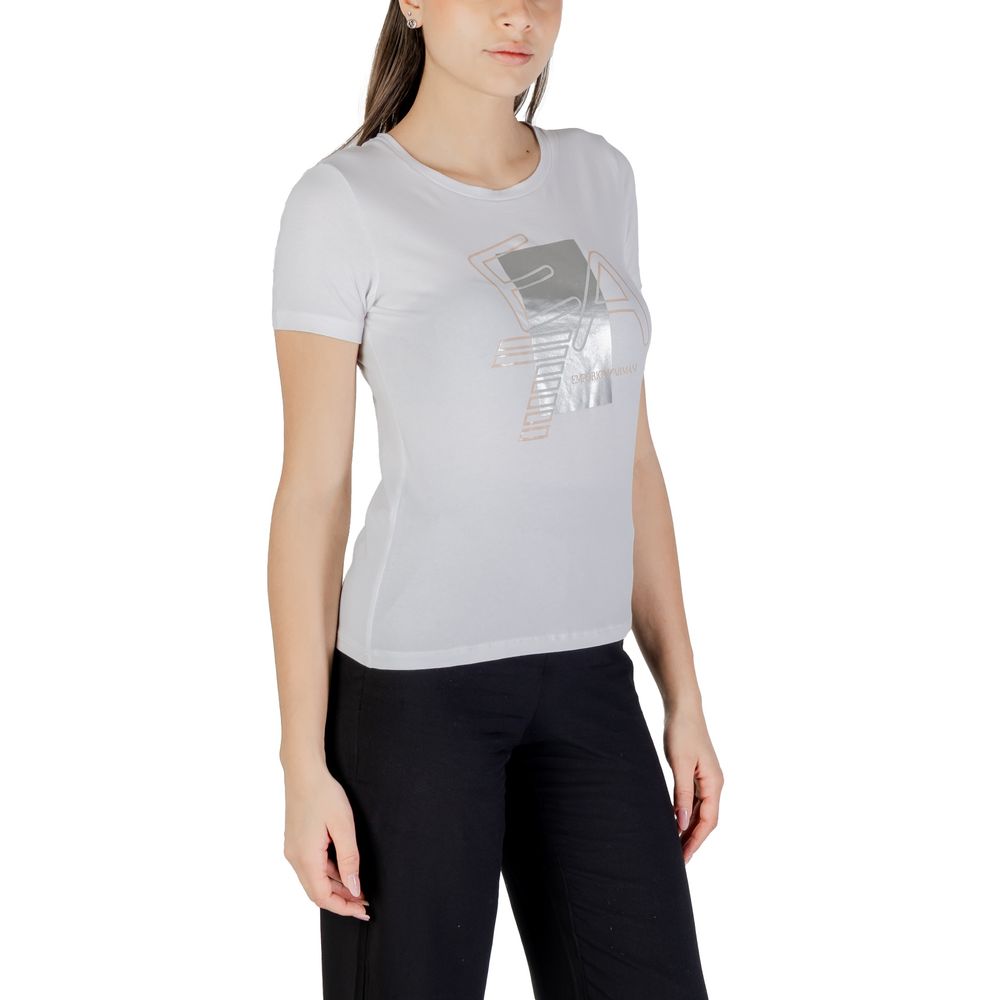 EA7 Emporio Armani White Cotton T-Shirt $187.00 EA7 Emporio Armani Luzworld