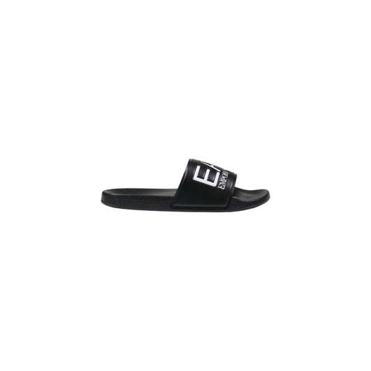 EA7 Emporio Armani Black And White Pvc Slipper $147.00 EA7 Emporio Armani Luzworld