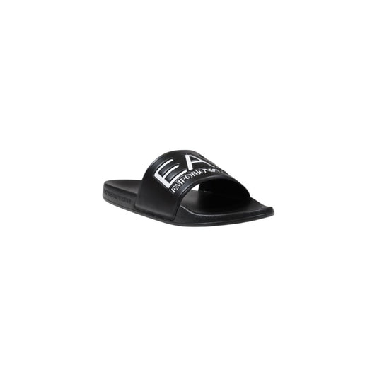 EA7 Emporio Armani Black And White Pvc Slipper $147.00 EA7 Emporio Armani Luzworld