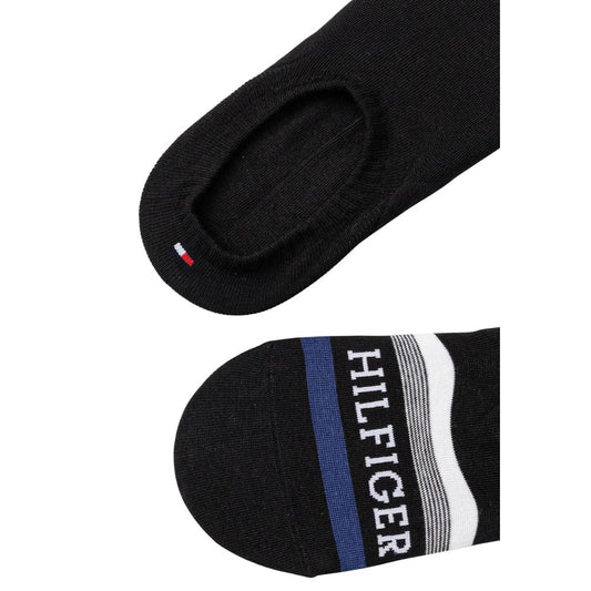 Tommy Hilfiger Black Cotton Sock $95.00 Tommy Hilfiger Luzworld