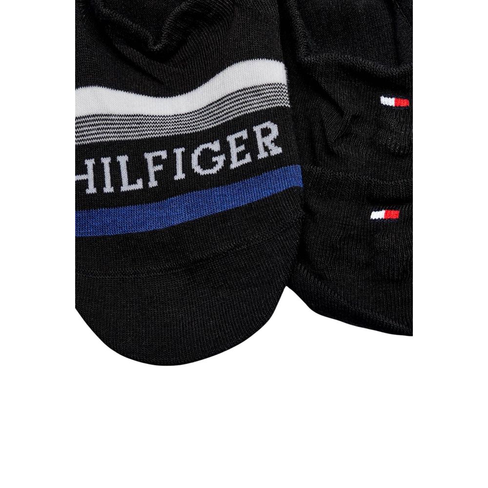 Tommy Hilfiger Black Cotton Sock $95.00 Tommy Hilfiger Luzworld