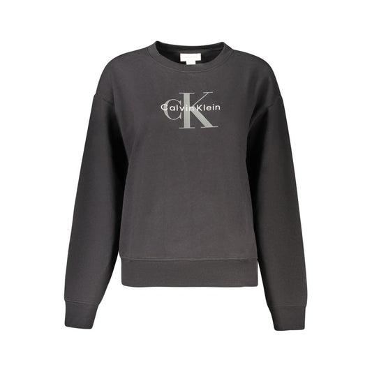 Calvin Klein Black Cotton Women Sweater $222.00 Calvin Klein Luzworld