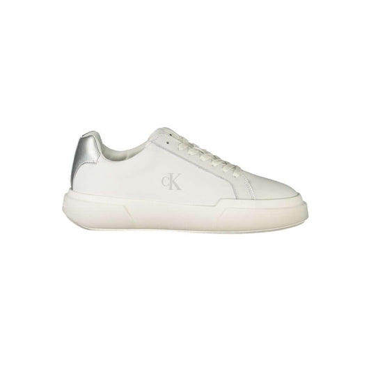Calvin Klein White Leather Women Sneaker $295.00 Calvin Klein Luzworld