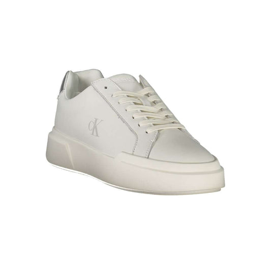 Calvin Klein White Leather Women Sneaker $295.00 Calvin Klein Luzworld