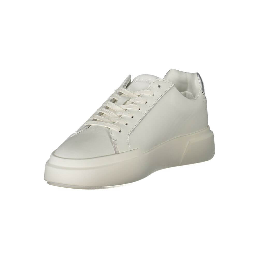 Calvin Klein White Leather Women Sneaker $295.00 Calvin Klein Luzworld