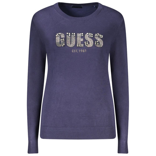 Guess Jeans Blue Viscose Women Sweater $213.00 Guess Jeans Luzworld