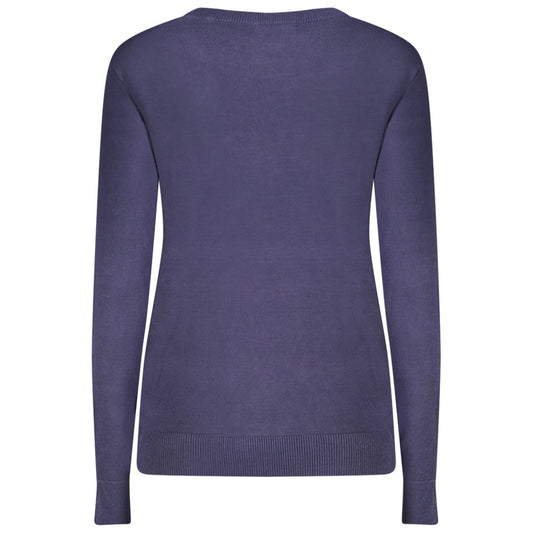 Guess Jeans Blue Viscose Women Sweater $213.00 Guess Jeans Luzworld