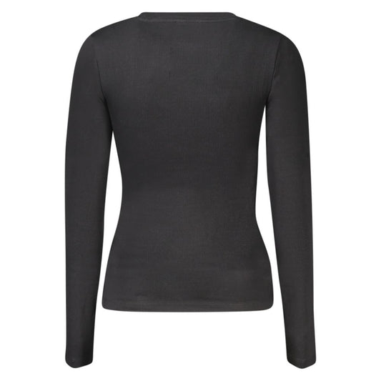 Guess Jeans Black Cotton Women T-Shirt $142.00 Guess Jeans Luzworld