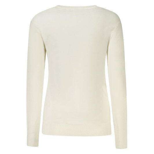 Guess Jeans White Viscose Women Sweater $213.00 Guess Jeans Luzworld