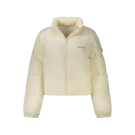 Guess Jeans White Polyester Women Jacket $331.00 Guess Jeans Luzworld