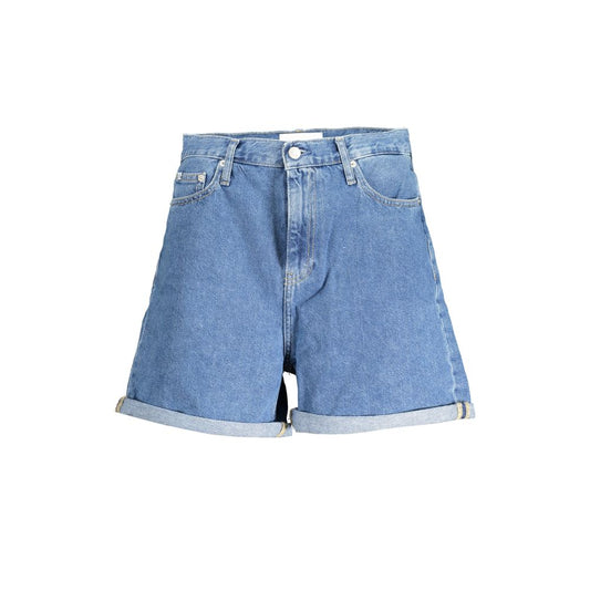 Calvin Klein Blue Cotton Short $186.00 Calvin Klein Luzworld