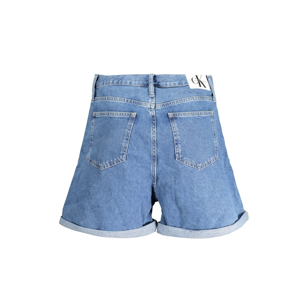 Calvin Klein Blue Cotton Short $186.00 Calvin Klein Luzworld