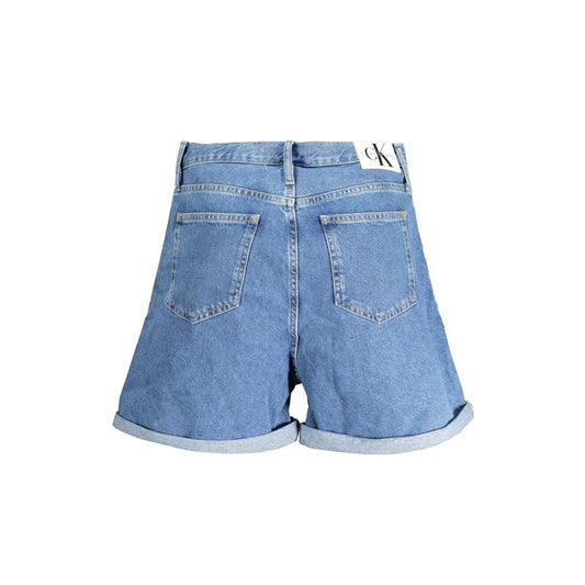 Calvin Klein Blue Cotton Short $186.00 Calvin Klein Luzworld