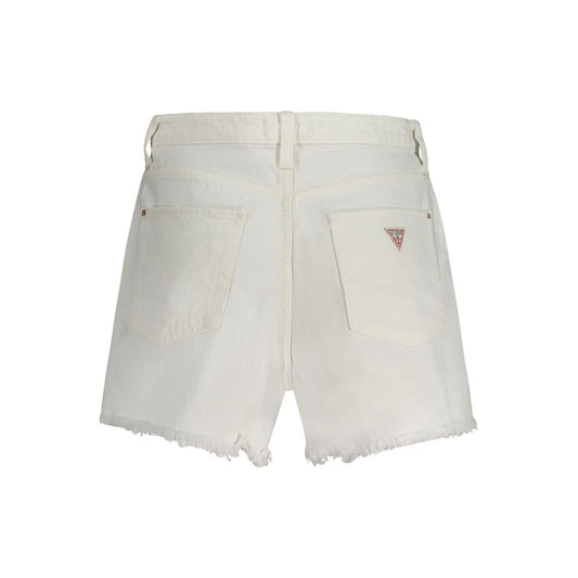 Guess Jeans White Cotton Short $222.00 Guess Jeans Luzworld